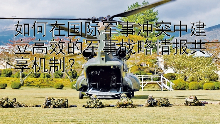 如何在國際軍事沖突中建立高效的軍事戰(zhàn)略情報(bào)共享機(jī)制？