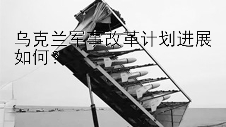 烏克蘭軍事改革計(jì)劃進(jìn)展如何？