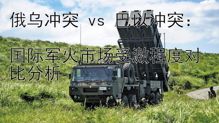 俄烏沖突 vs 巴以沖突：  
國際軍火市場受激程度對比分析