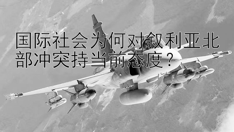 國際社會為何對敘利亞北部沖突持當前態(tài)度？